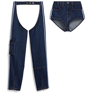 IVY PARK | Jeans | Adidas X Ivy Park Denim Chaps | Poshmark